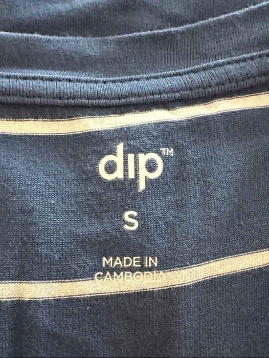 dip Navy and White Striped Tank Maxi Dress size S - Picture 3 of 4